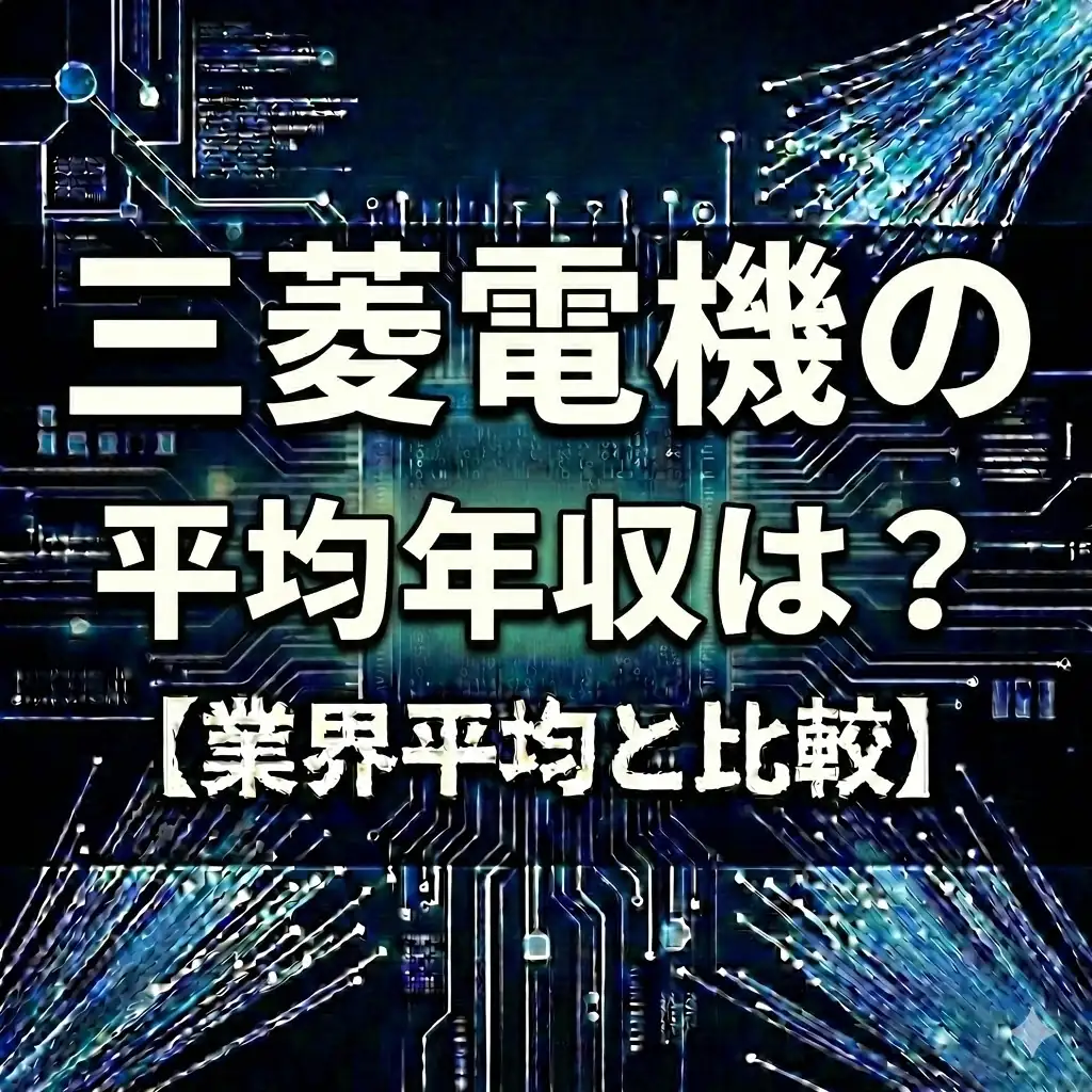 【平均年収869万円】三菱電機は低い?前年比40万UPの昇給力とソニー・日立との差