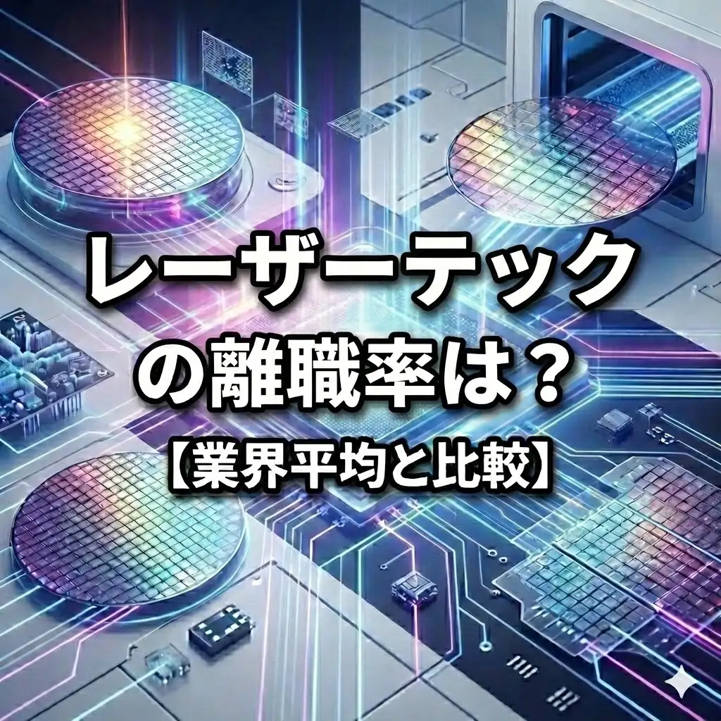 【離職率1%台】平均年収1,680万円!レーザーテックが「辞めない」理由と定着率の裏側
