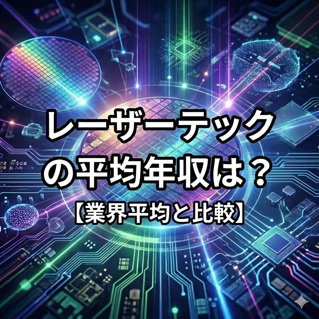 【平均年収1,680.1万円】レーザーテックは若くて超高年収!圧倒的シェアがもたらす稼ぎの実態