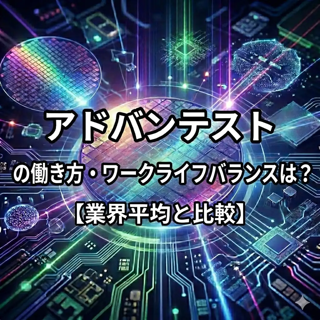 【アドバンテスト】残業19h・男性育休66%の超ホワイト!残業・離職率・年収を徹底解説