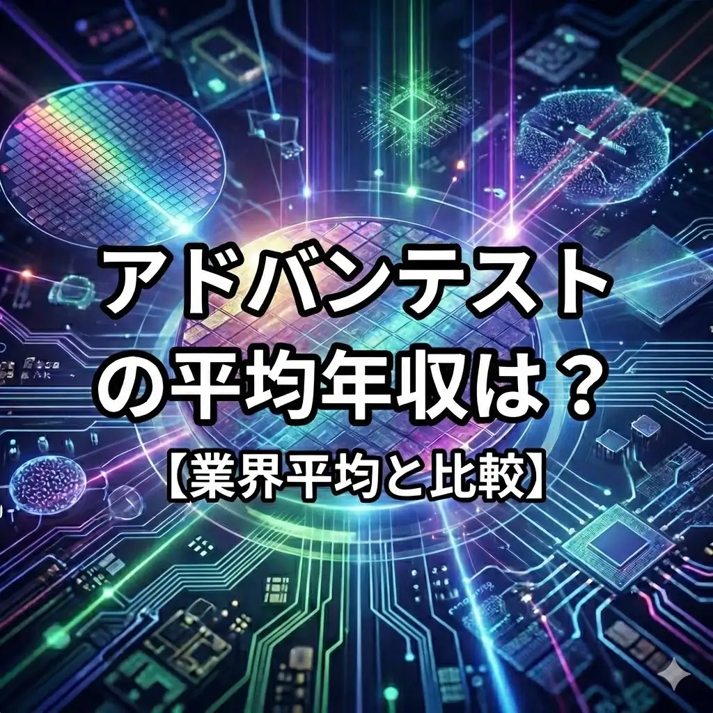 【平均年収1,049.2万円】アドバンテストは高年収で超ホワイト!勤続20年超の安定性と時給効率を解説